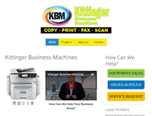 Tablet Screenshot of kbmachines.com